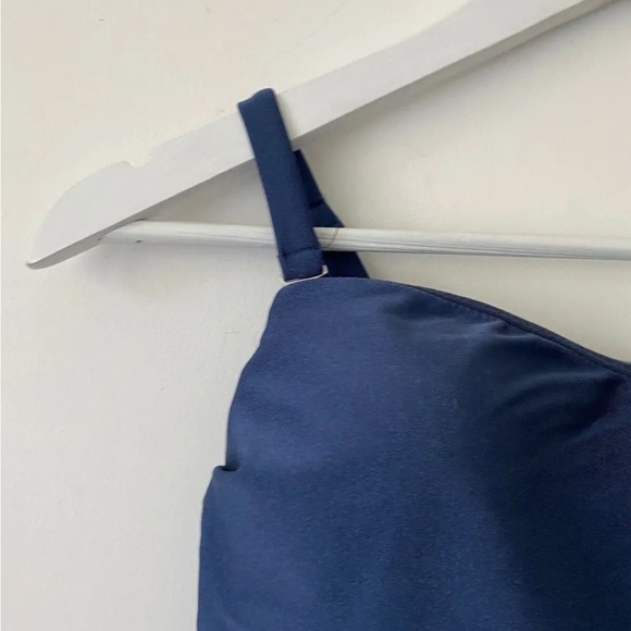 Next Blue Belted Swimsuit Size 8 UK - Picture 3 of 7